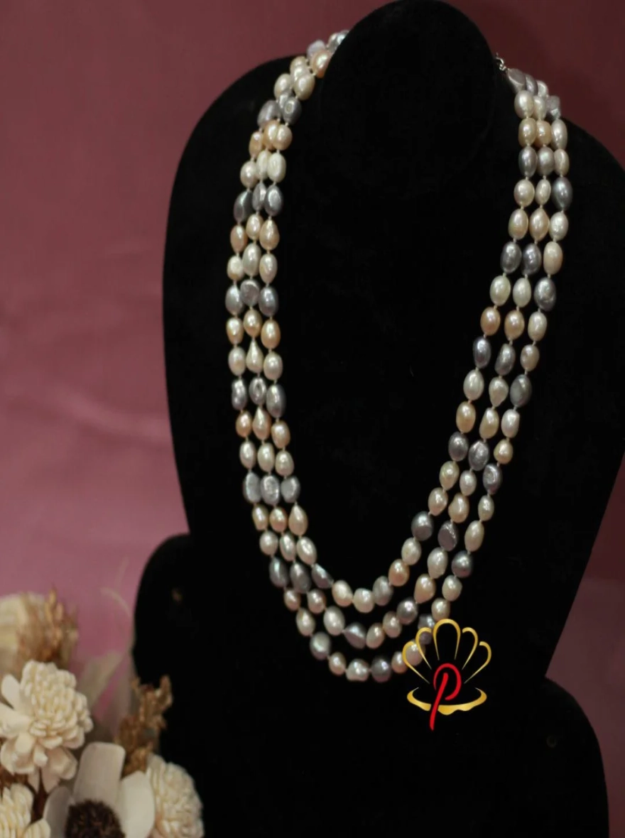 Exclusive Multi-Layer Baroque Pearl Necklace