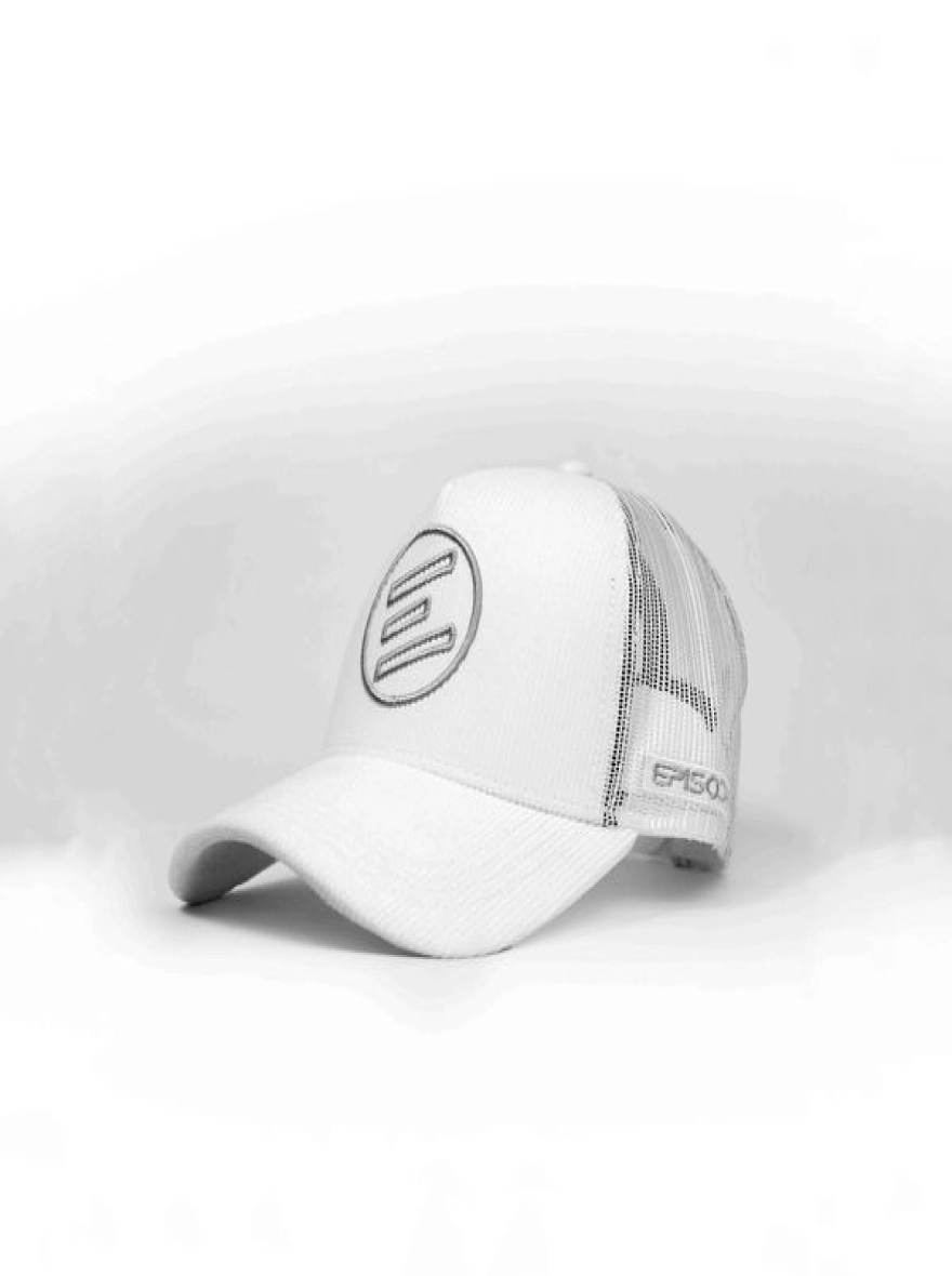 Episodes White Corduroy Trucker Cap