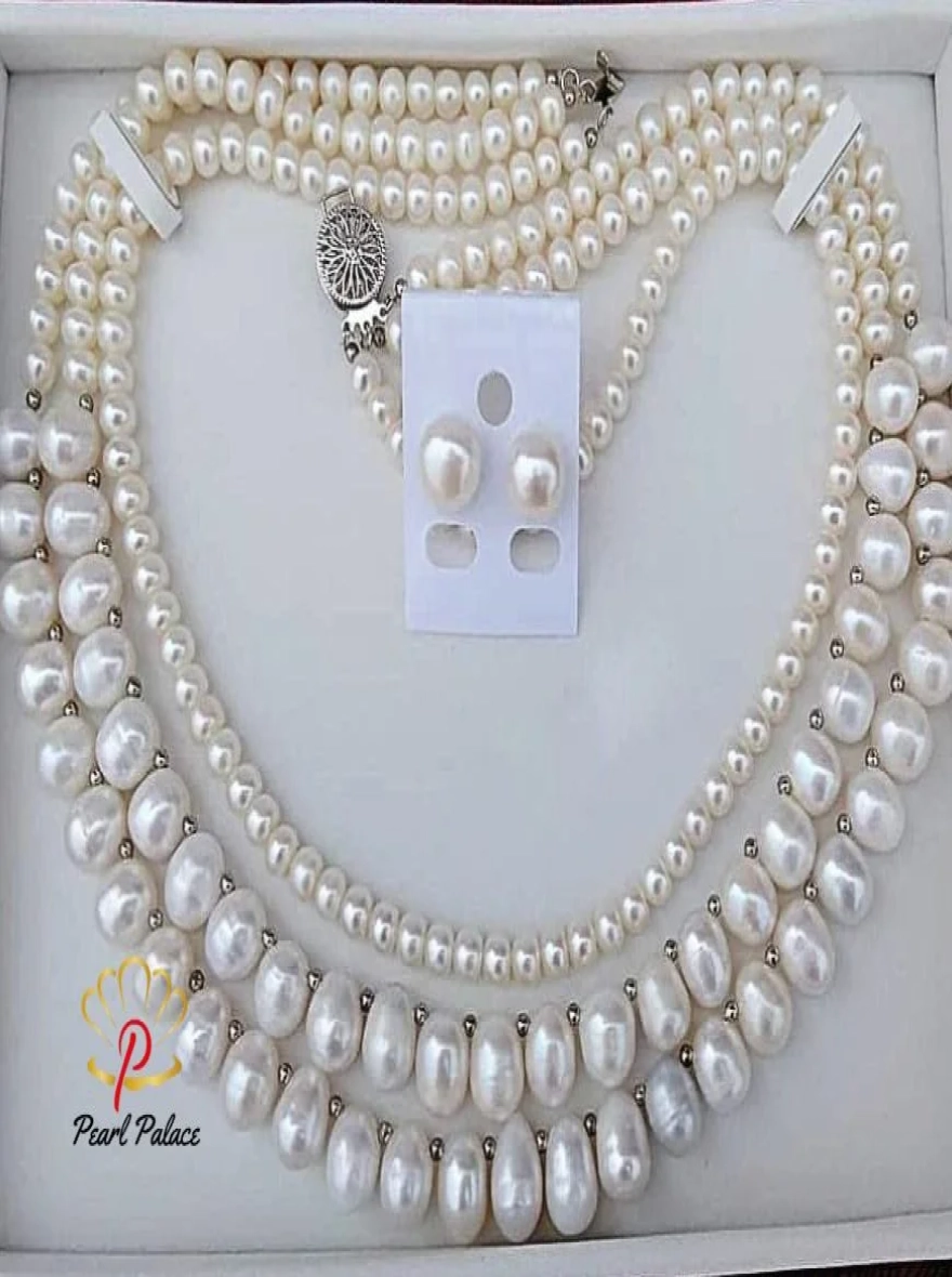 Lustrous Harmony Freshwater Pearl Set.