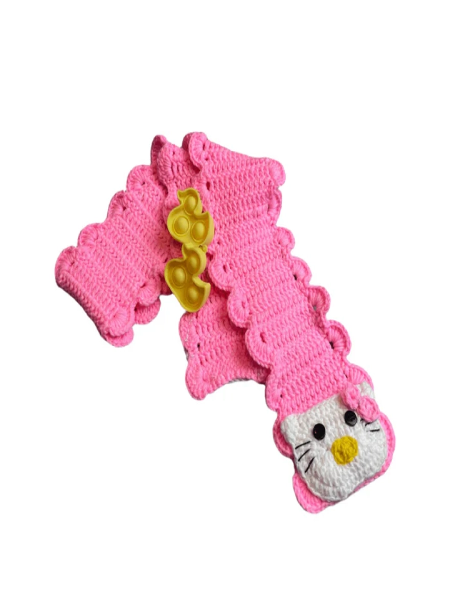 WOOLEN HELLO KITY MUFLER