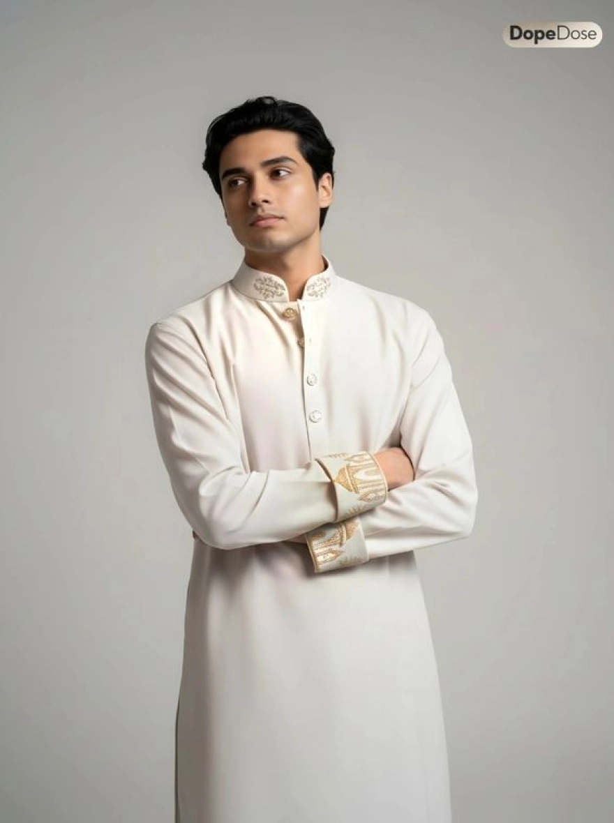 Royal Ahsan Manzil Embroidered Panjabi - Dilkashi, Limited Edition