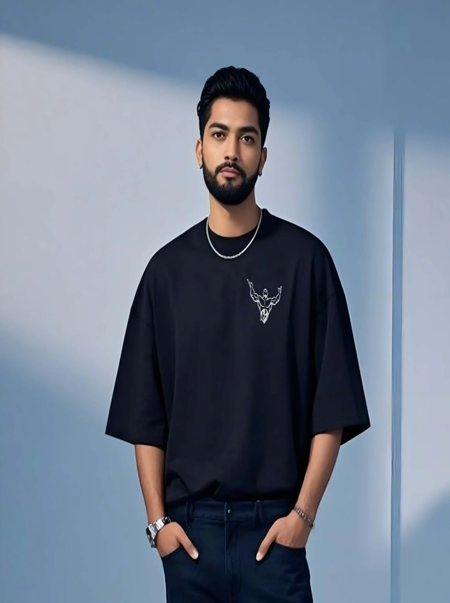 Obsidian Spike Cyber-Sigilism Heavyweight Gym T-Shirt