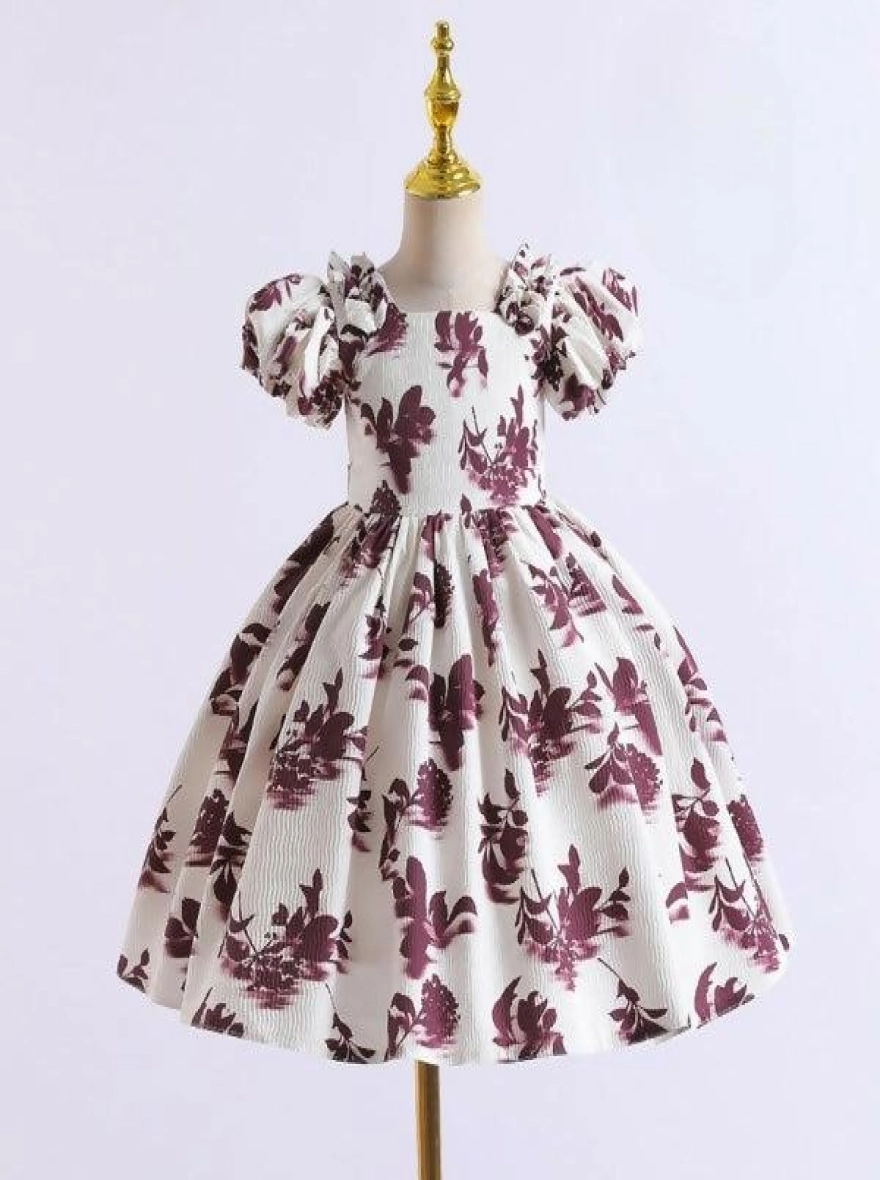 Imported China Princess Pink Flare Premium Frock