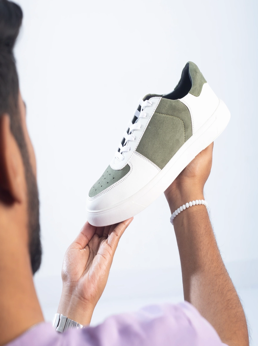 Zuqo Men's Sneaker : Drip - Olive