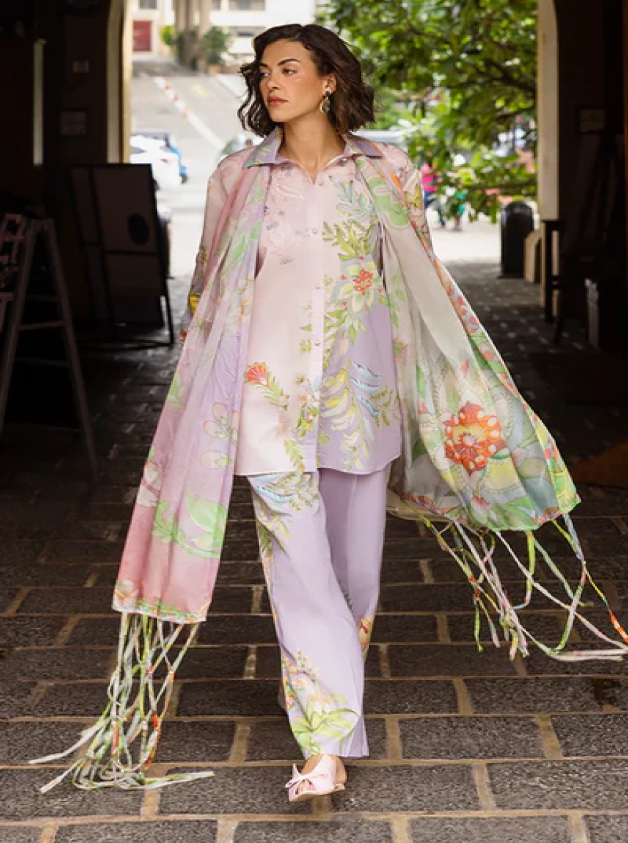 Erminia – 3 Piece Printed Lawn Suit -Unstitehed