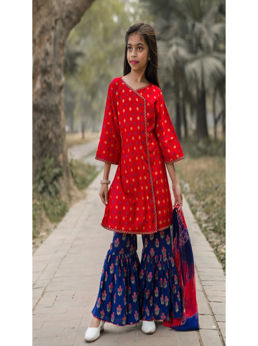 Baby Girls Soft Cotton,3-Piece Set Screen Print & Embroidery