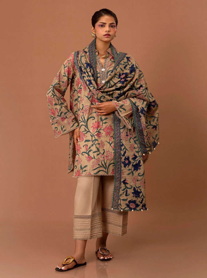 Sana Safinaz Mahay – Rotary Printed Unstitched 2-Piece Suit