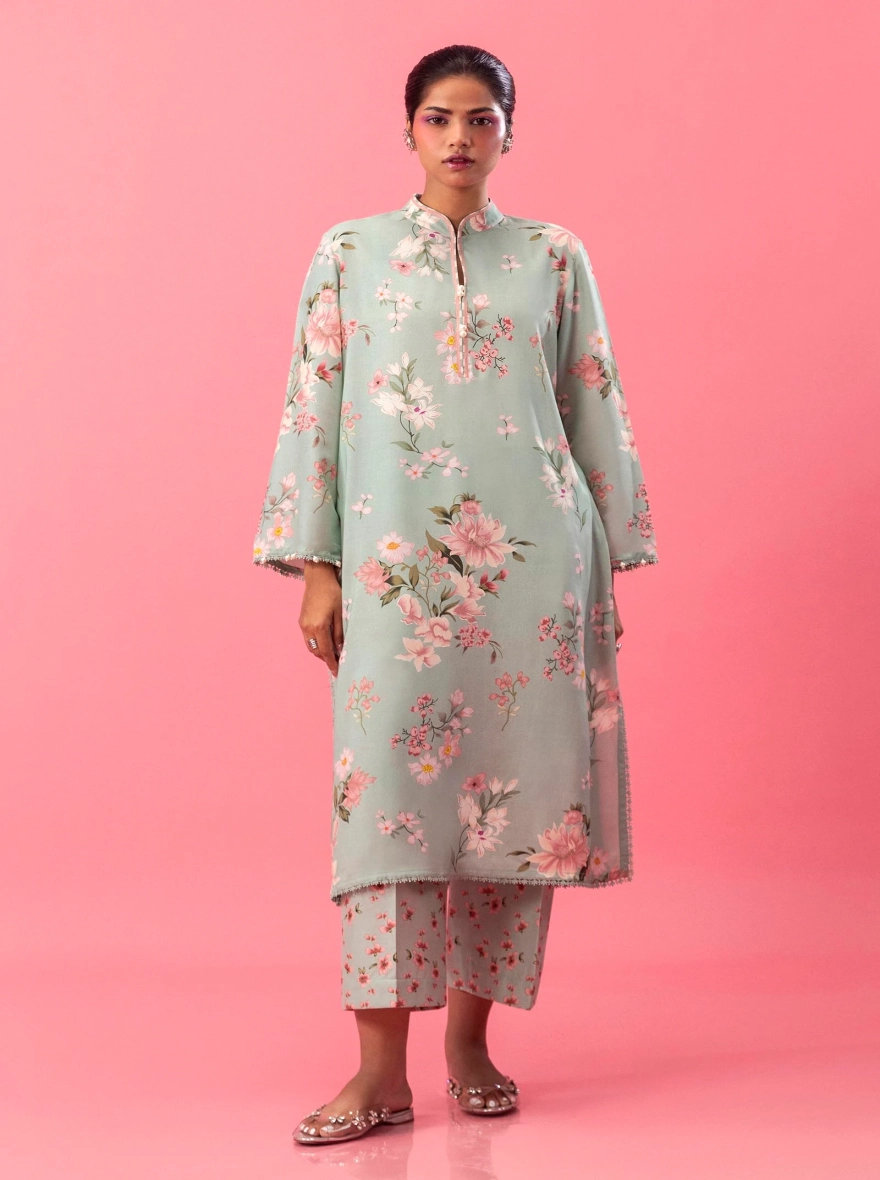 Sana Safinaz Mahay – Digital Printed Linen & Cambric 2-Piece Suit