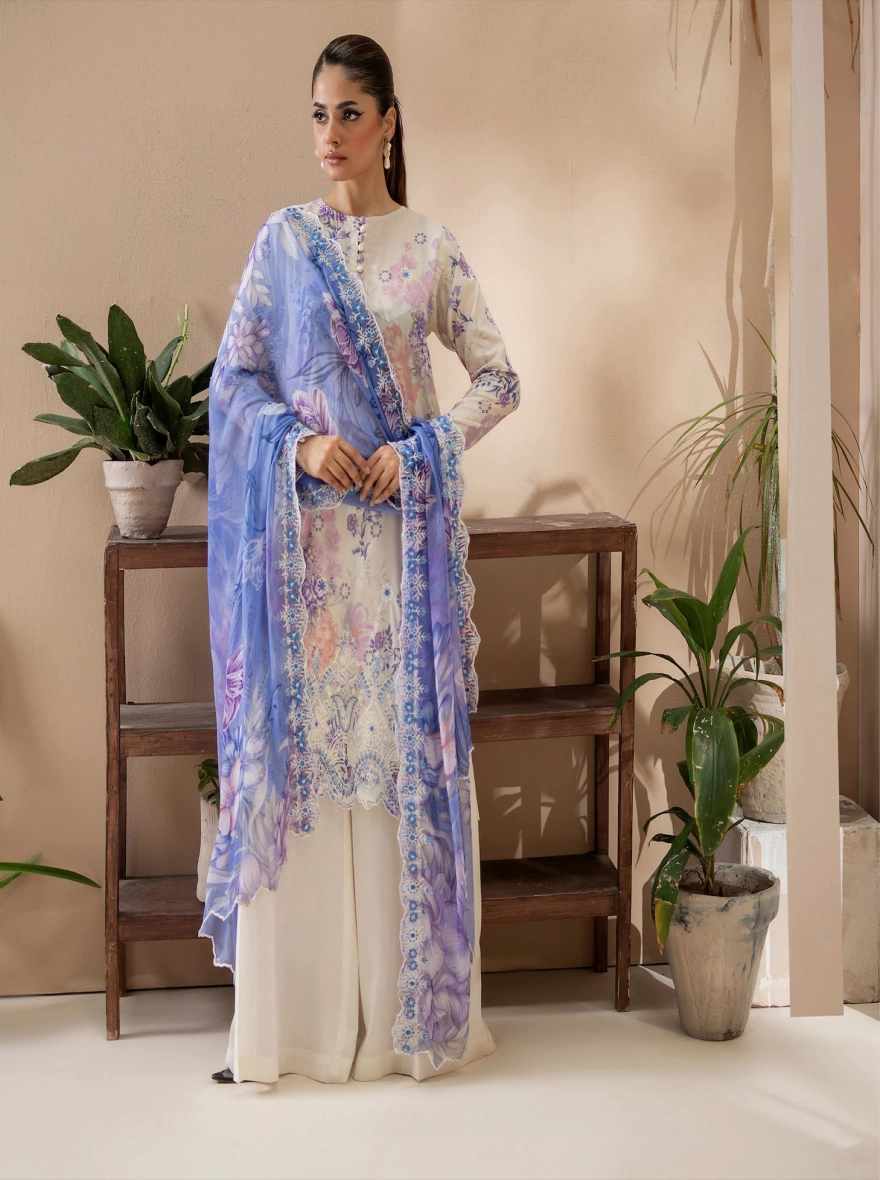 Pakistani Premium Mishaal by Gulljee – 3 Piece Printed Lawn Suit