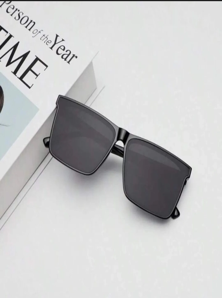 Premium Polarized Square Sunglasses for Men – UV400 Protection Alloy Frame