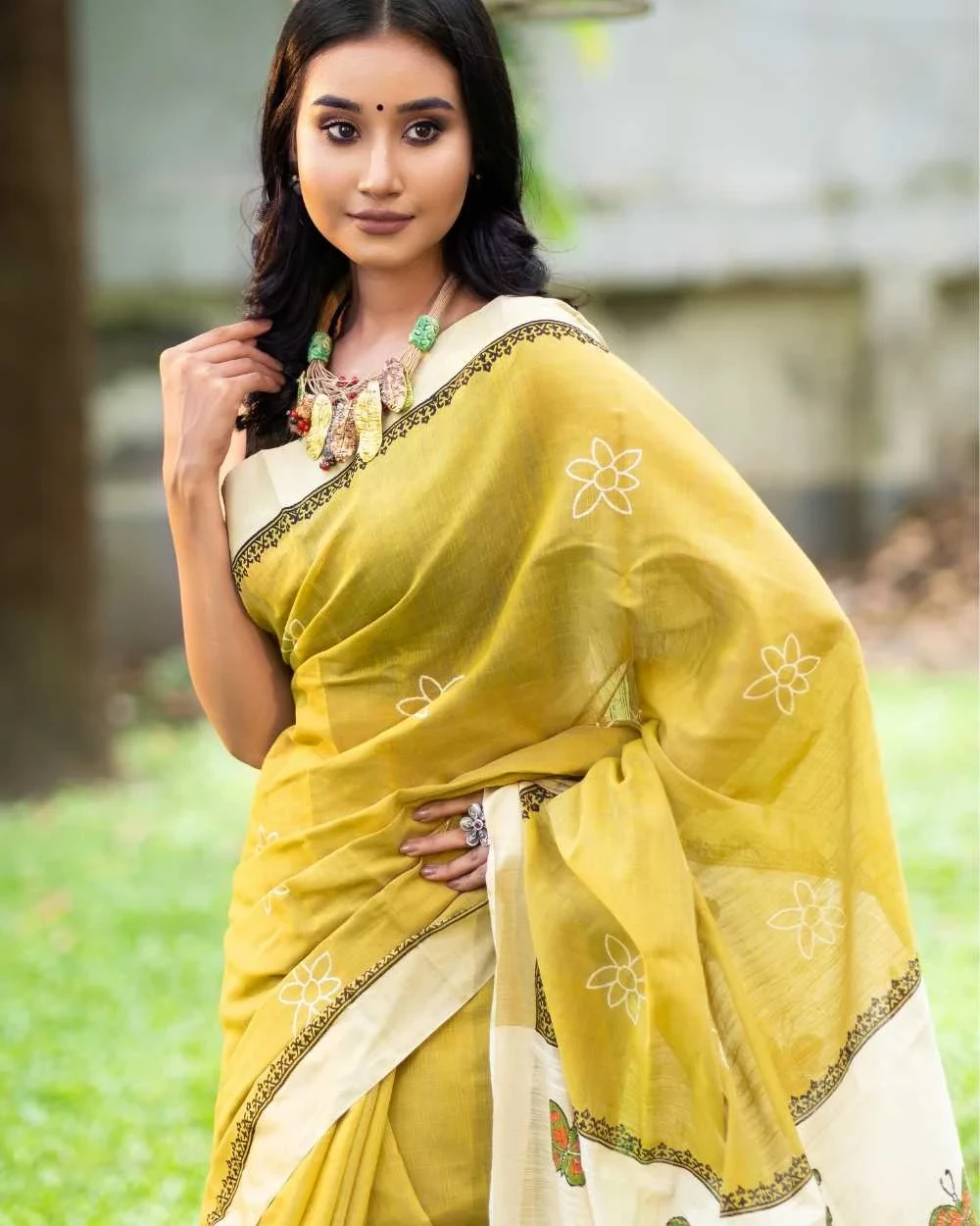 Butterfly Cotton Saree