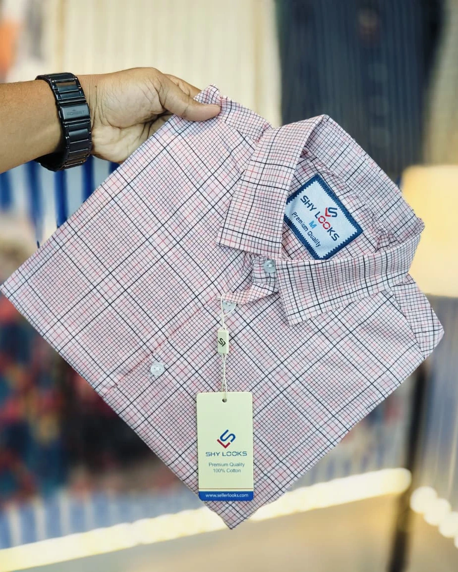Soft Rose Tattersall Cotton Shirt