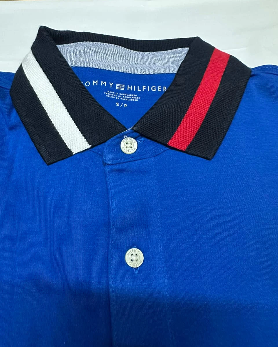 Tommy Royal Blue Polo T Shirt (Original)