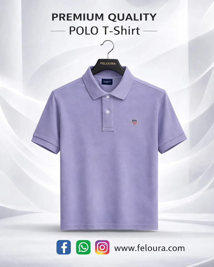 GANT Lavender POLO T-Shirt