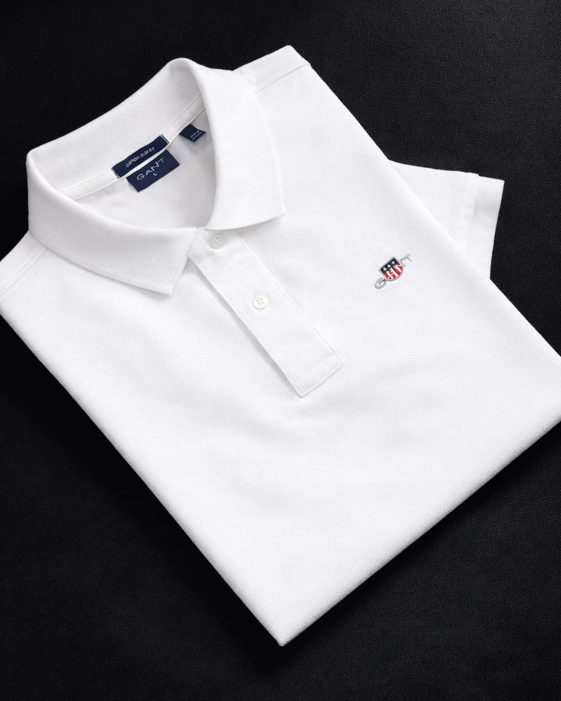GANT White Color POLO T-Shirt
