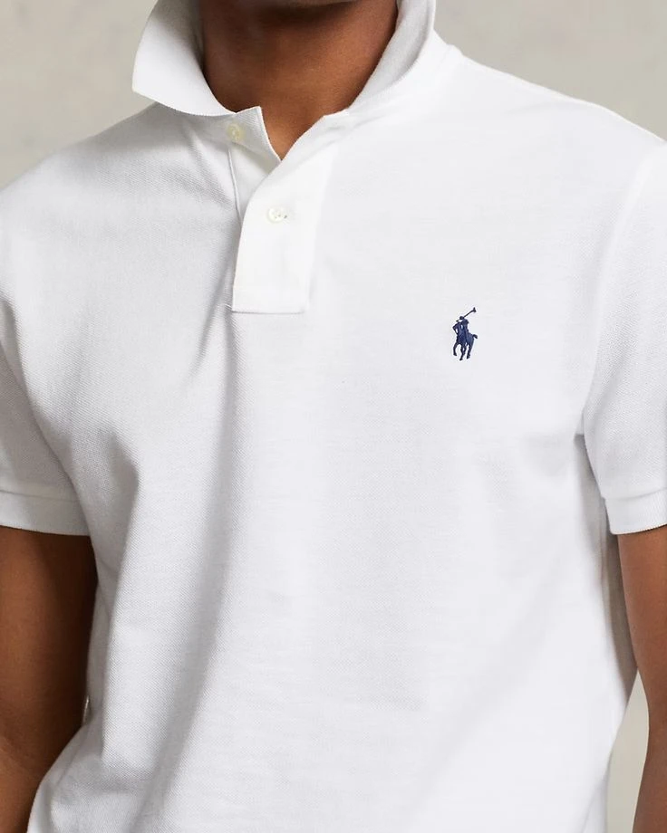 RL White Color POLO T-Shirt