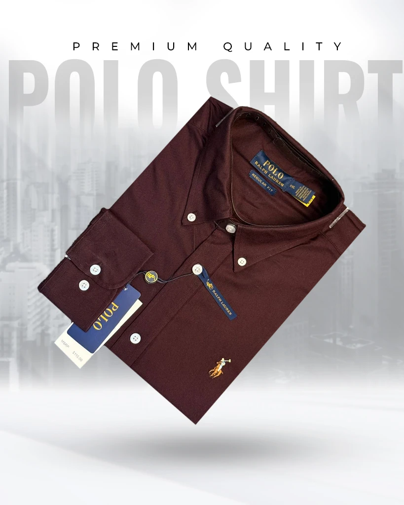 RL Premium Chocolate Solid Shirt