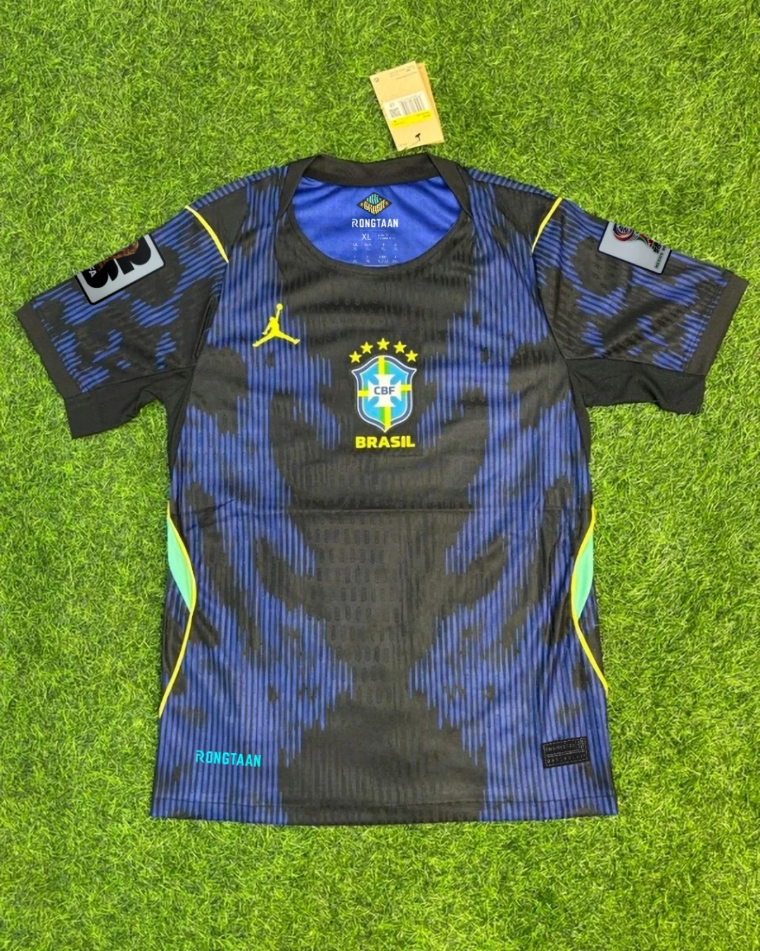 Brazil Away T-Shirt Half Sleeve Fan Edition Jersey Kit 2026