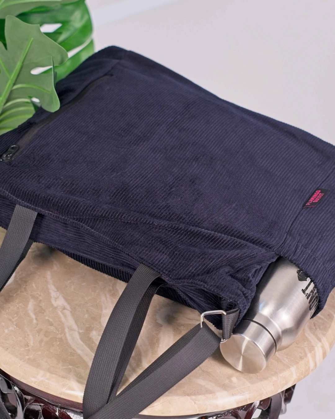 Metropolitan Corduroy Large Multi-Pocket Tote