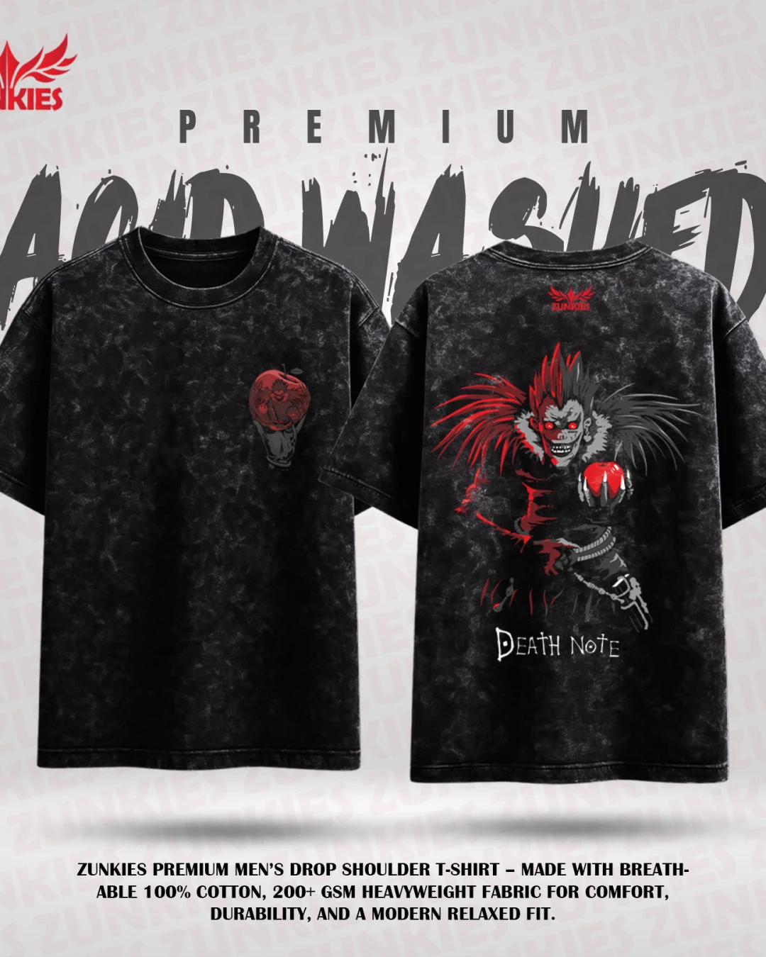 Death Note - Zunkies Acid Washed Premium Collection