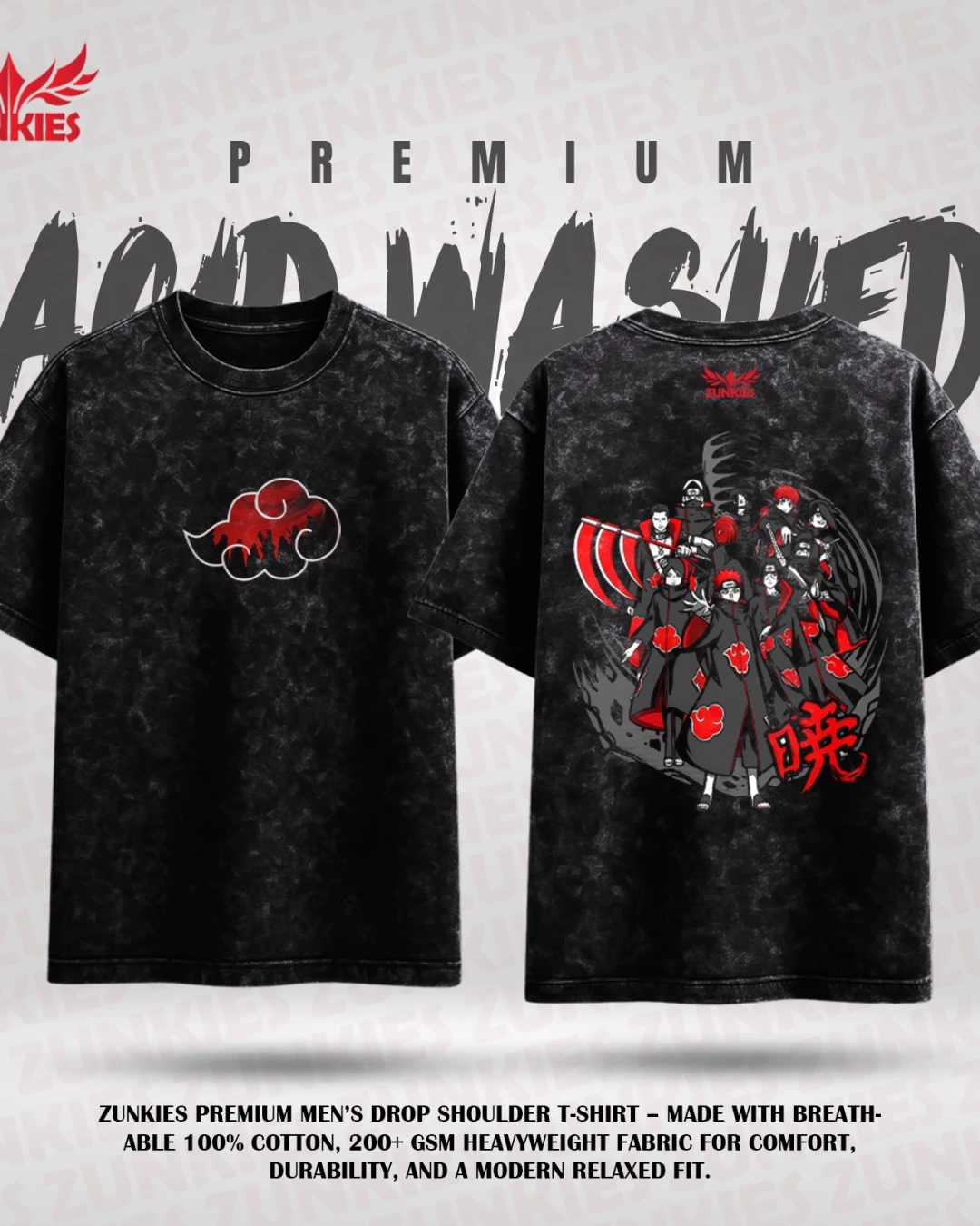 Akatsuki - Zunkies Acid Washed Premium Collection