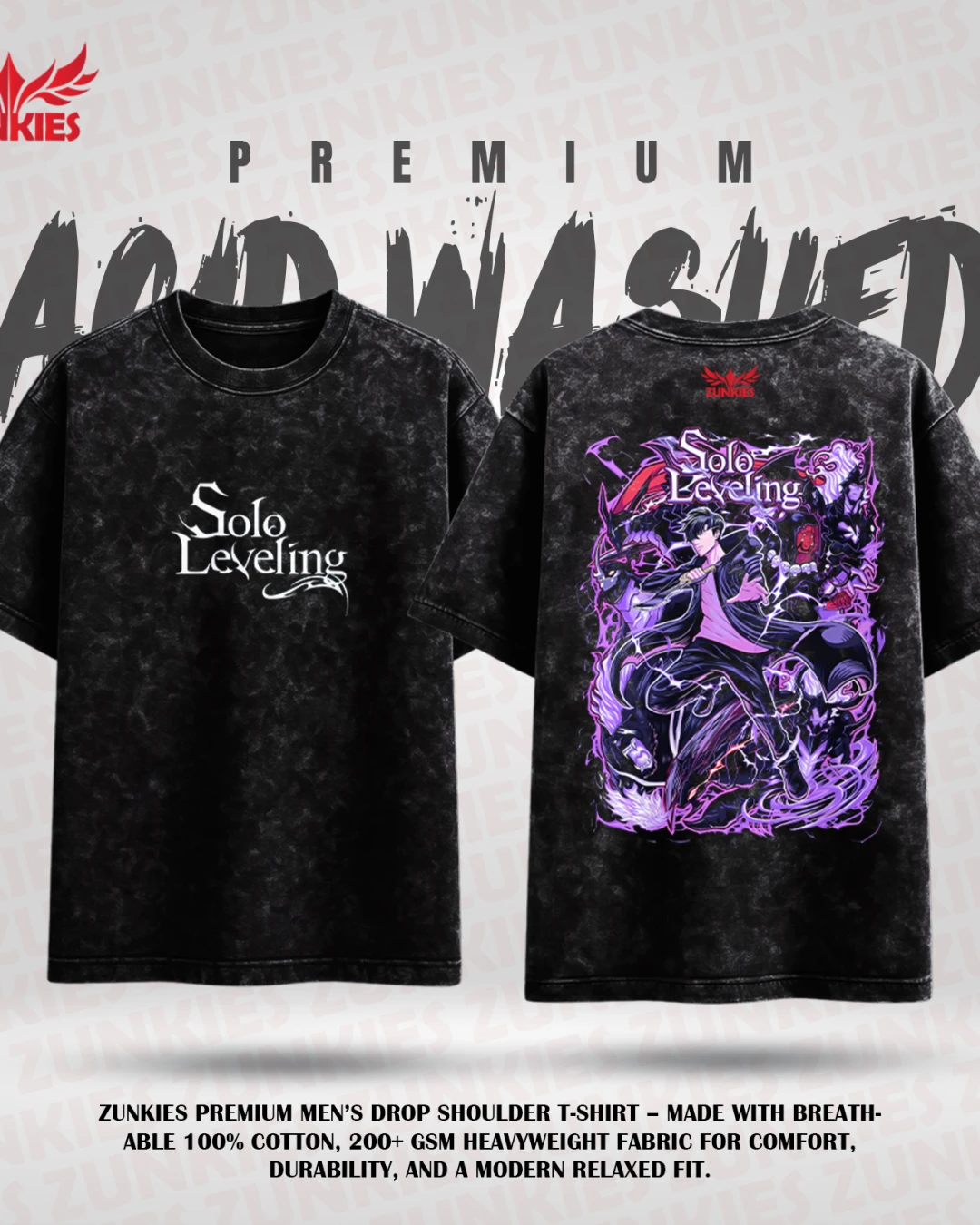 Solo Leveling - Zunkies Acid Washed Premium Collection