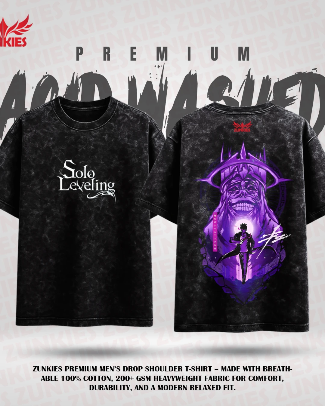 Solo Leveling - Zunkies Acid Washed Premium Collection 2