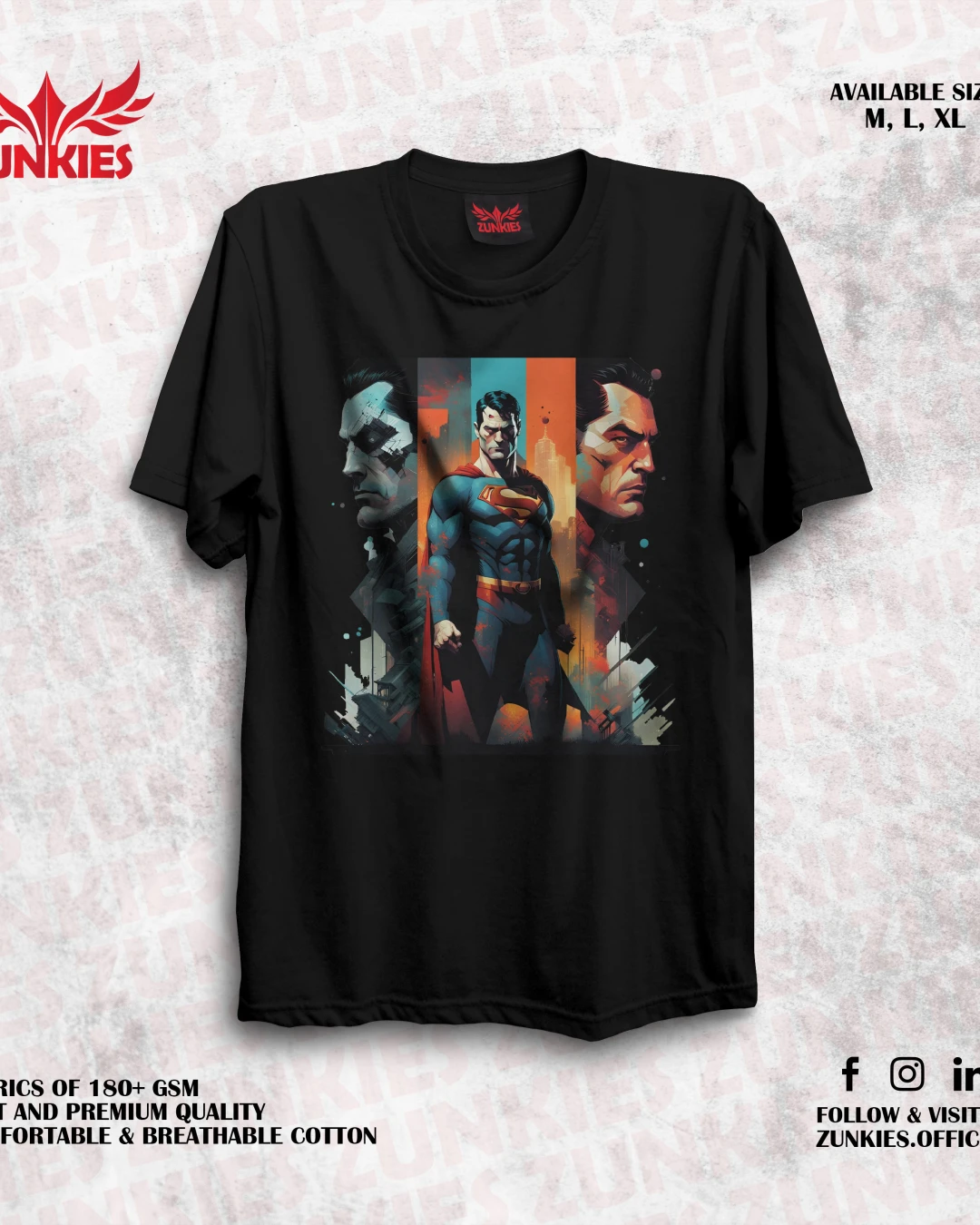 Superman - Zunkies Oversized Drop Shoulder T-shirt