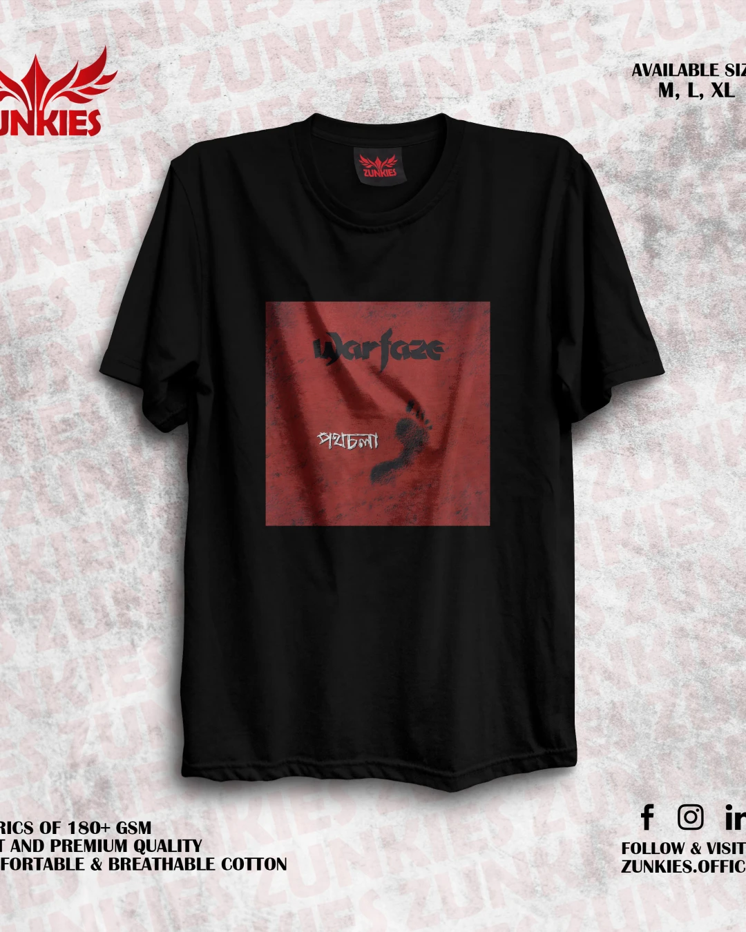 Warfaze - Zunkies Oversized Drop Shoulder T-shirt