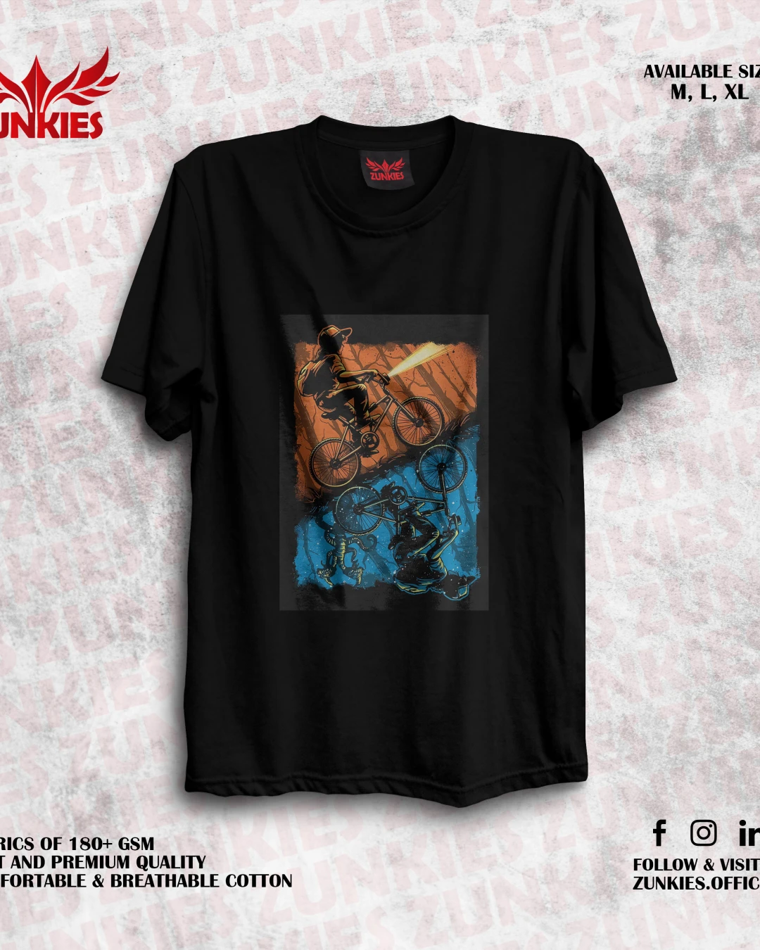 Stranger Things - Zunkies Oversized Drop Shoulder T-shirt-6