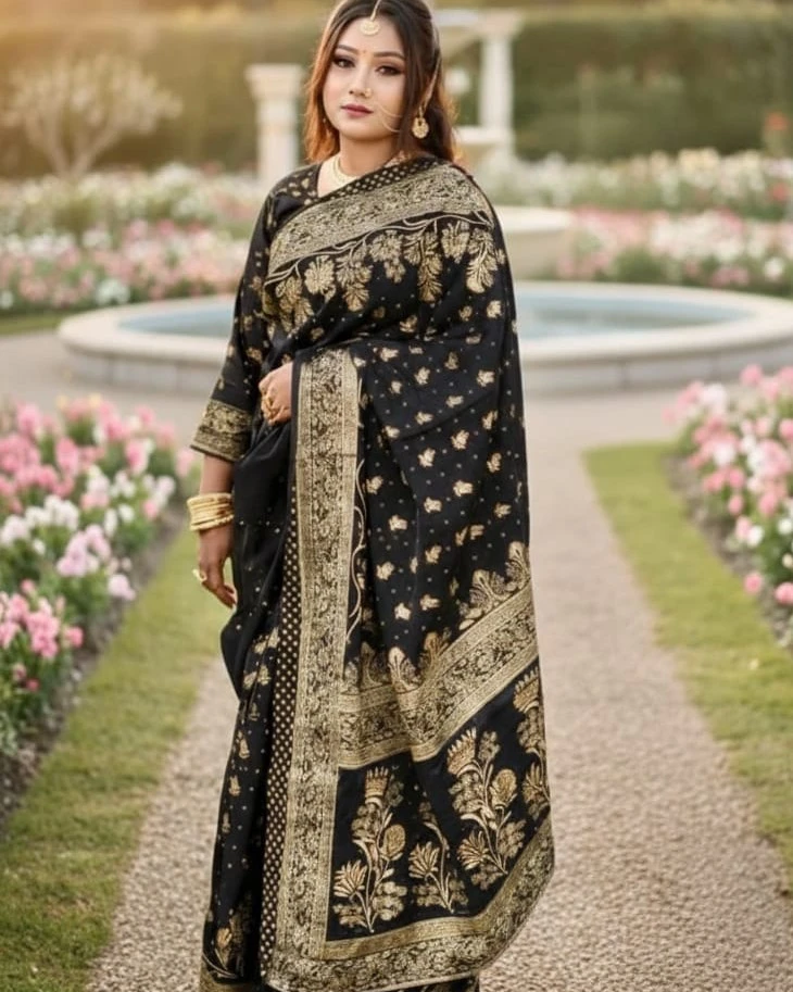 Midnight Heritage Saree