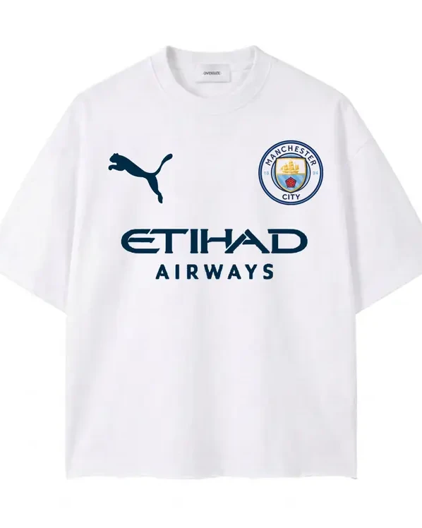 Manchester City Club Drop Shoulder T-Shirt