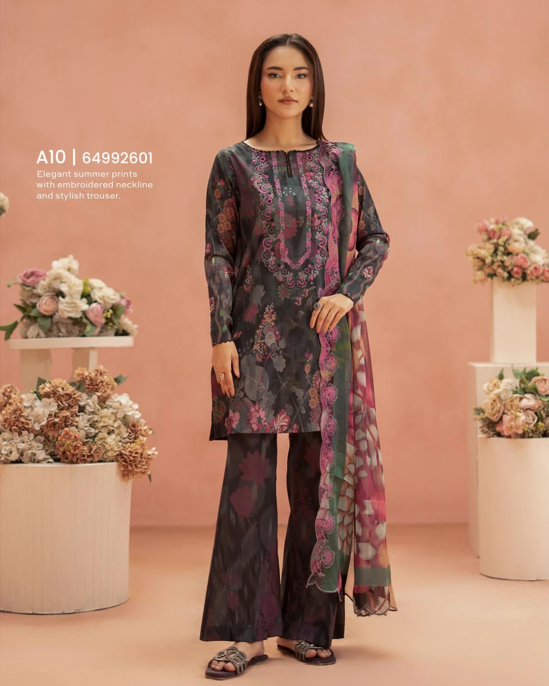 Pakistani Ziva by Gull Jee Unstitched – Azure Botanical Edition