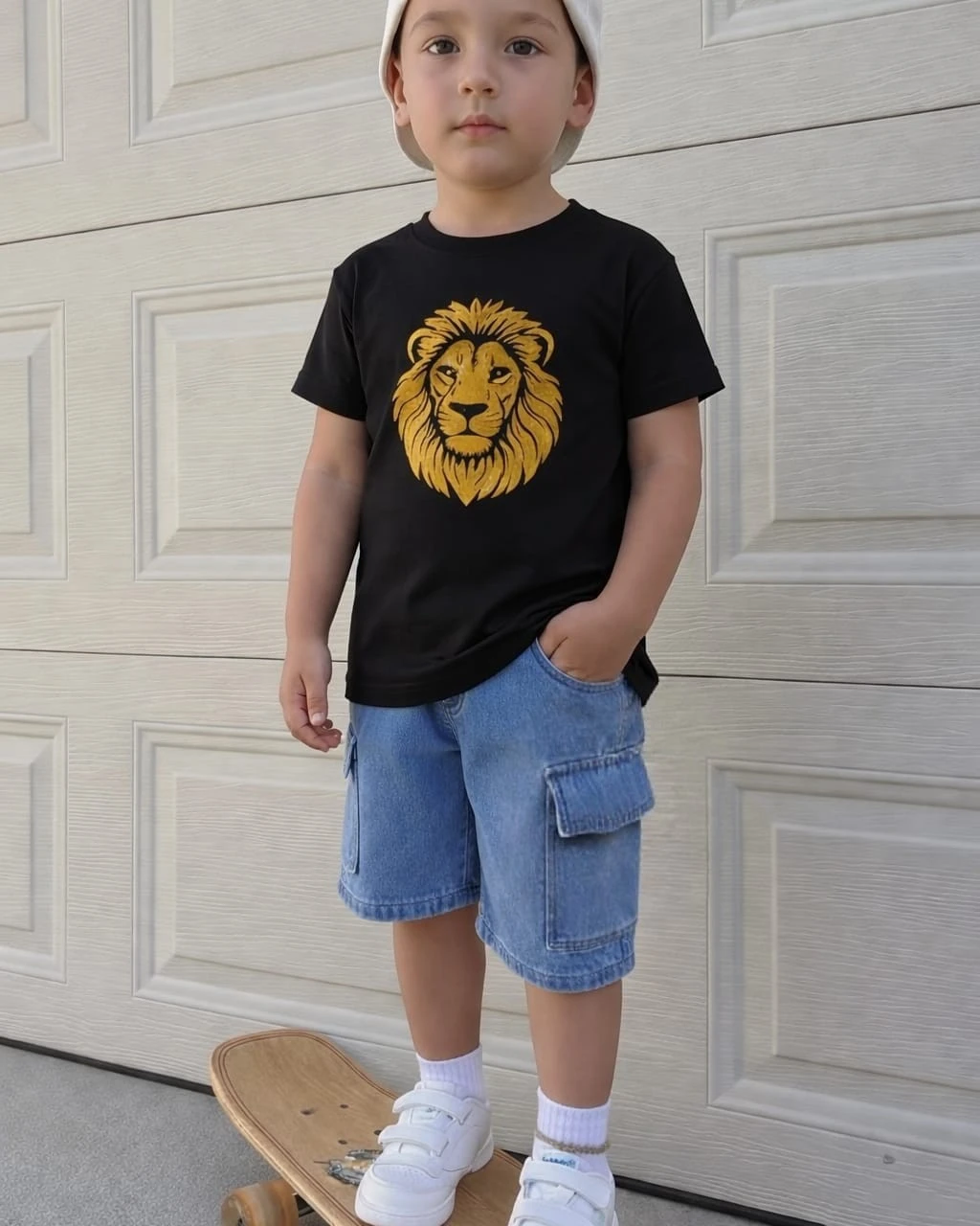 Premium Quality Denim Pants and T-Shirt Set for Kids-1071