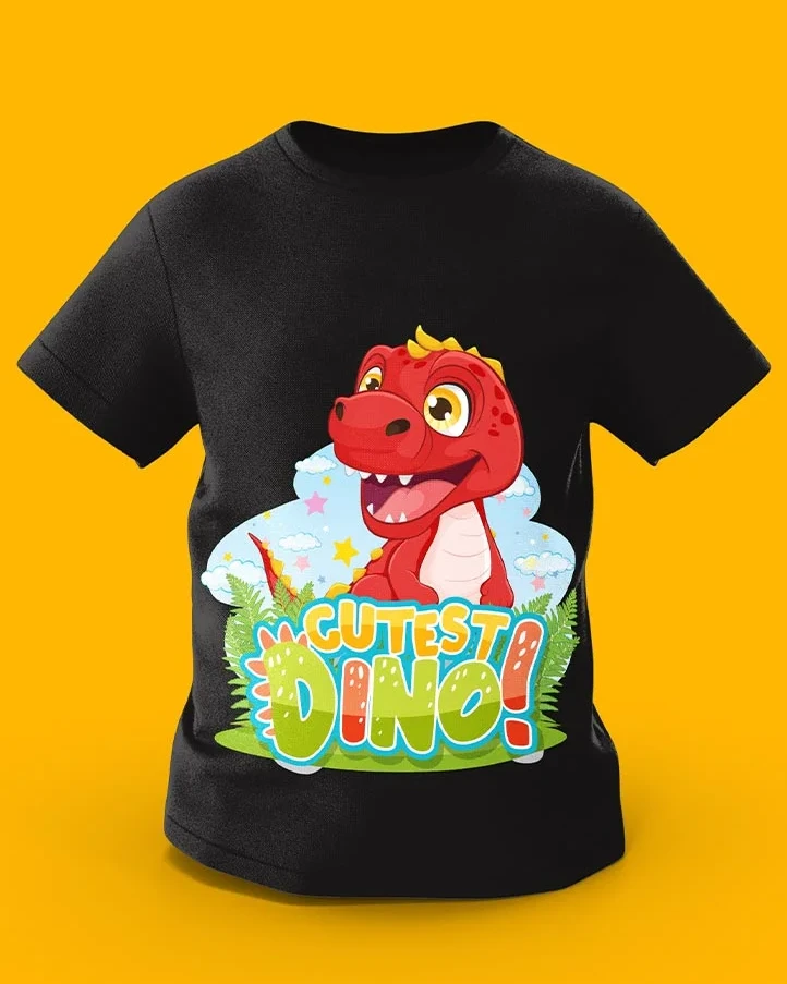 GoofyGiraffe “Roaring Dino” Prehistoric Jungle Kids TEE