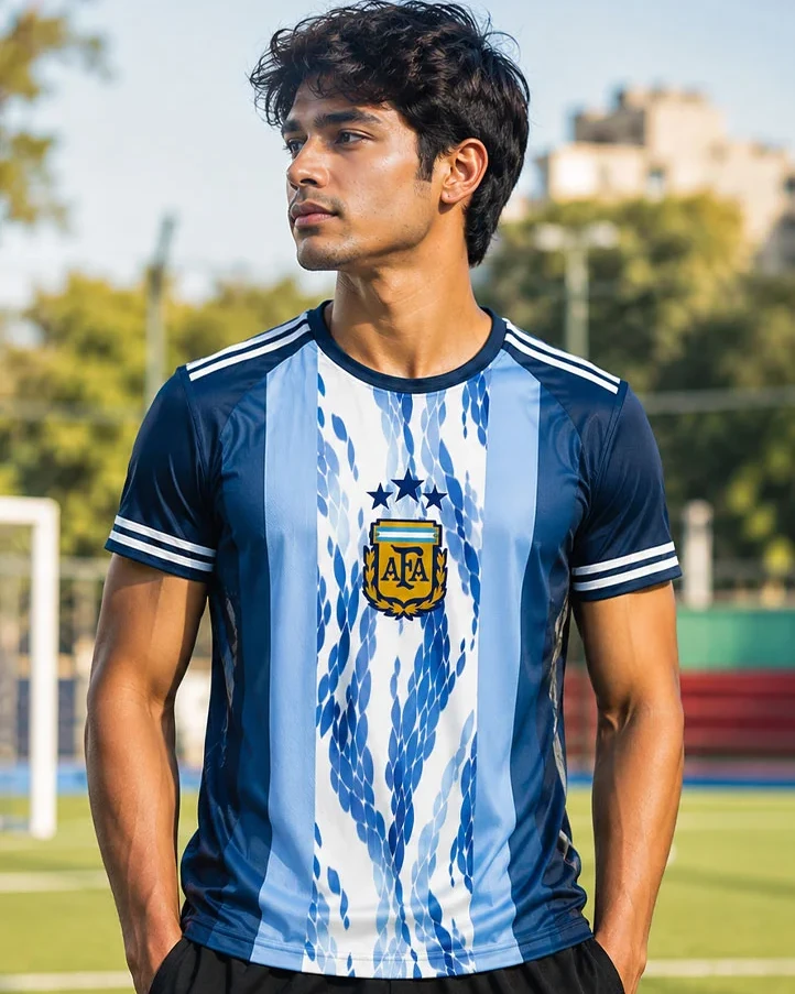 Argentina Phantom Stripe Edition – Premium World Cup Jersey
