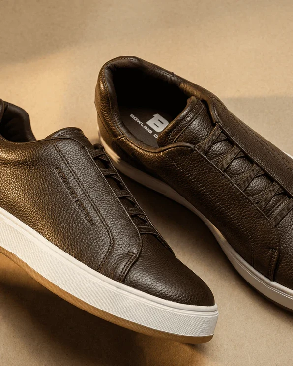 Bowling X Revolution Sneakers-Coffee