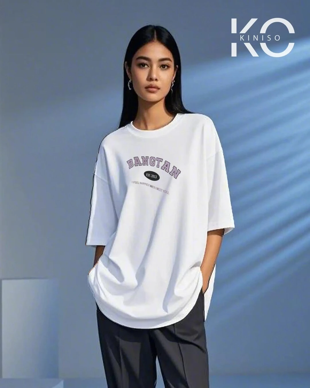Bangtan Retro Est. 2013 K-Pop Drop Shoulder T-Shirt