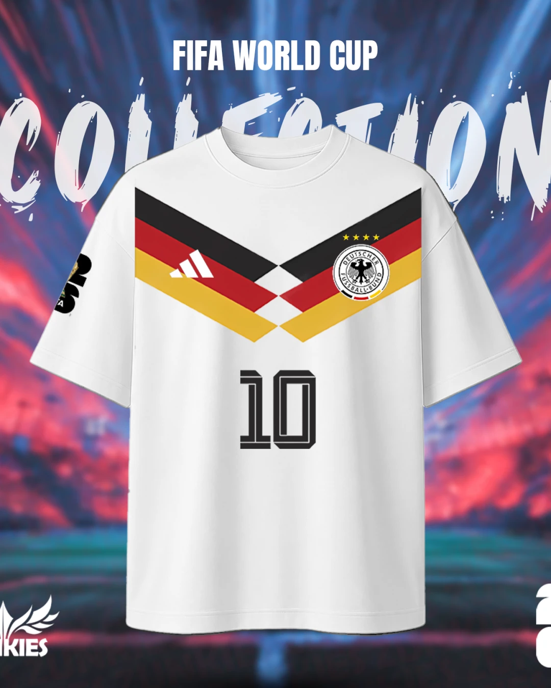 Germany Fifa World Cup - Zunkies Premium Collection - Oversized Drop Shoulder T-shirt