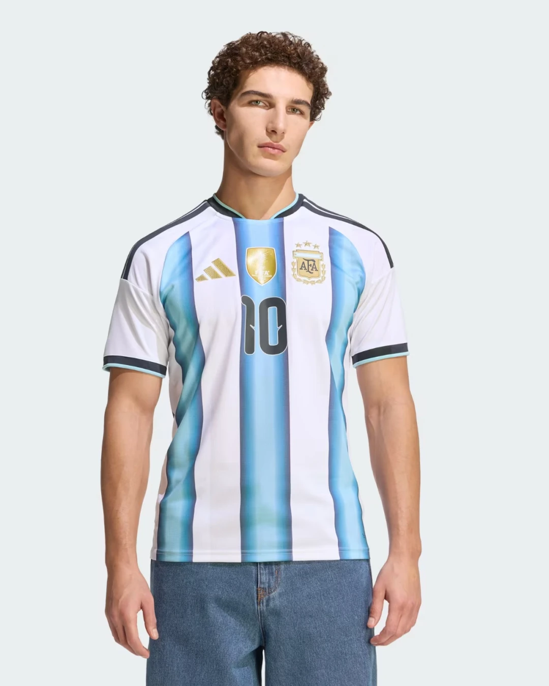 Argentina Home Player Edition Football Jersey
