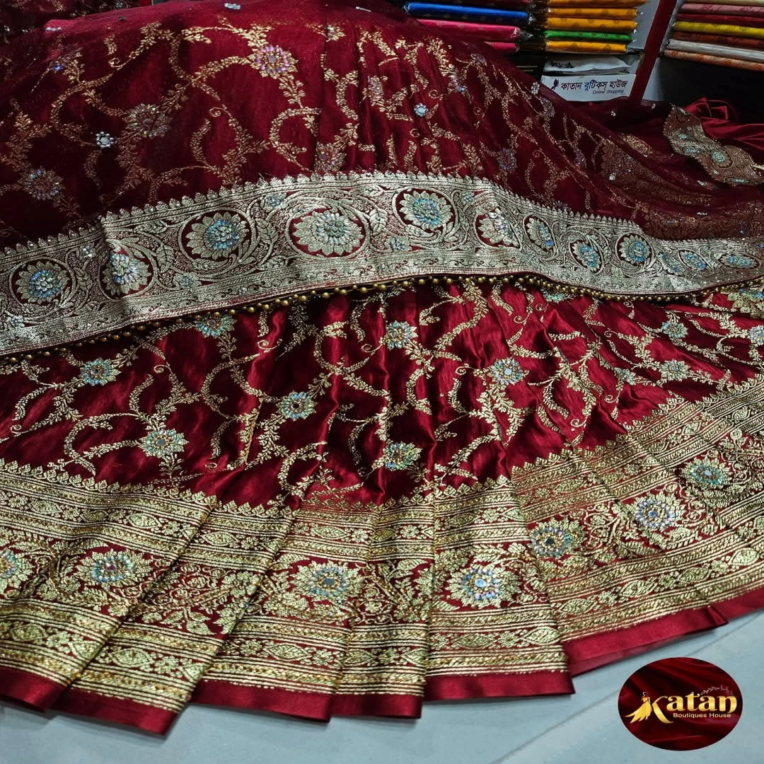Pure Benarashi Katan Saree