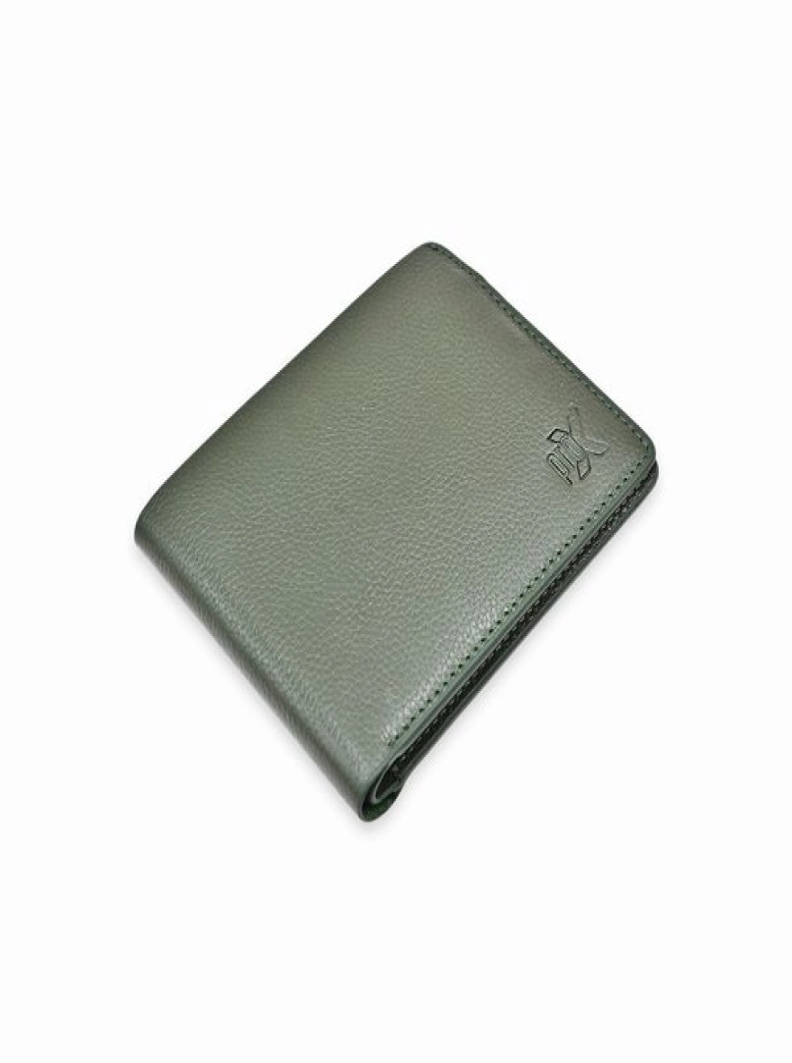 ProX High Quality Original Cow Leather Wallet_FW-2746 Green