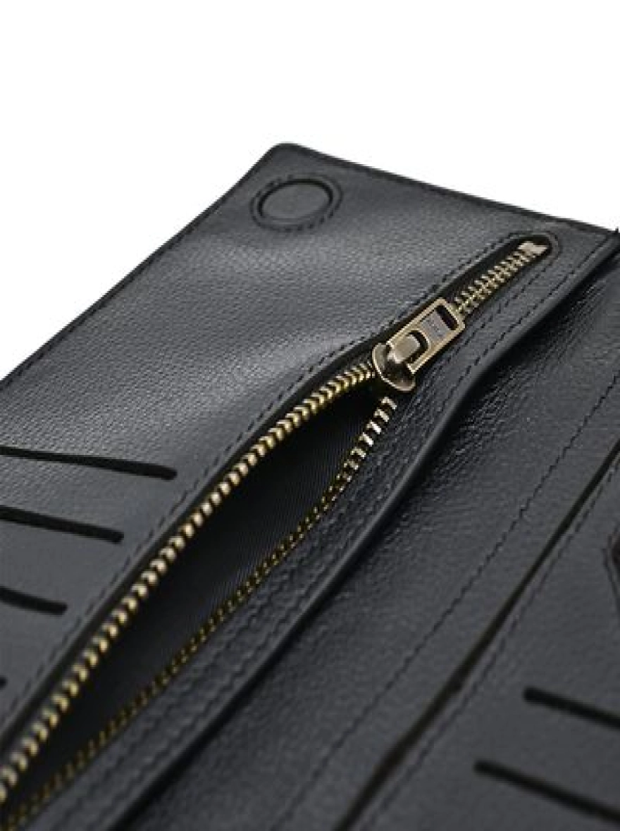 ProX High Quality Original Cow Leather Wallet_PW-2715 Black