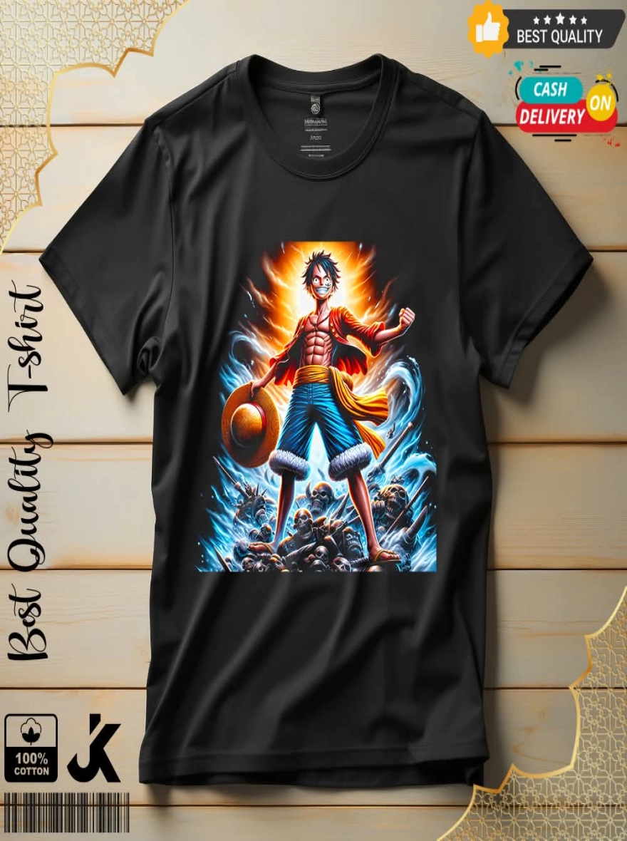 Deep Black Fabric  T shirt