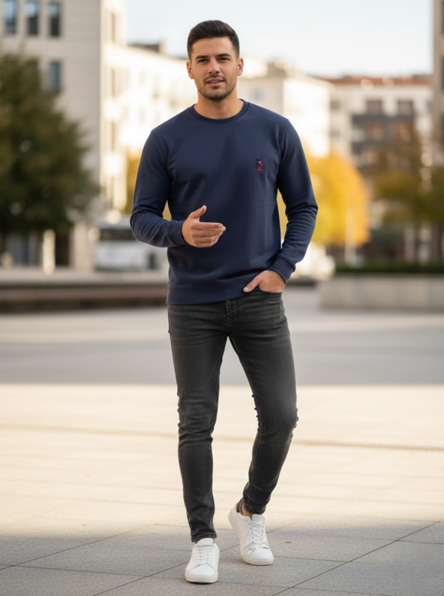 Premium Black Long Sleeve T-Shirt