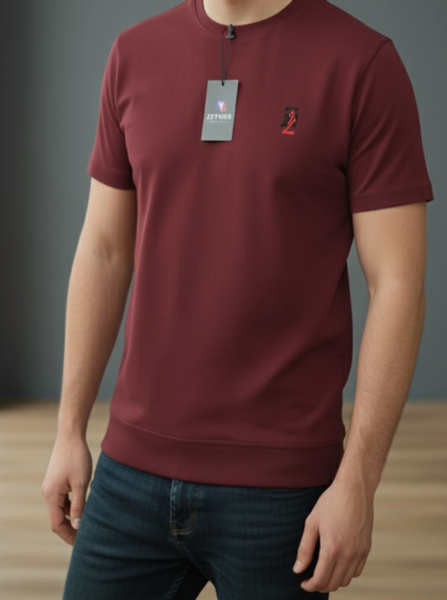 Premium Maroon T-Shirt