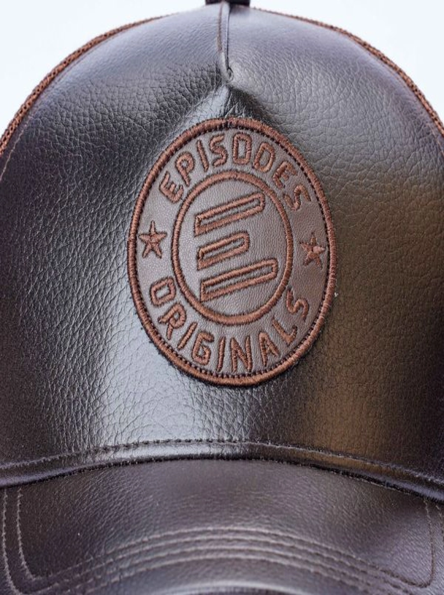 Episodes Original Trucker Faux Leather Cap