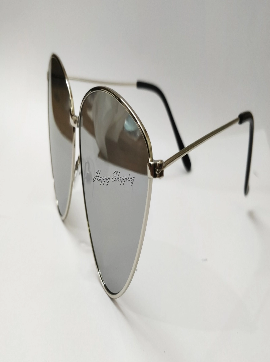Rimless Rectangle Gradient Sunglasses