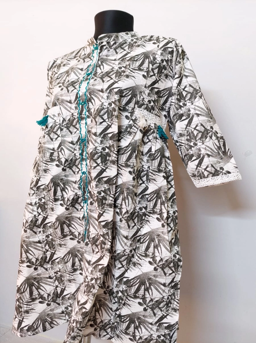 Embroidered Cotton Kurti