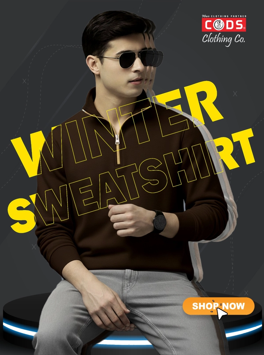 Premium High-Neck Sweatshirt | Signature Metal Zipper